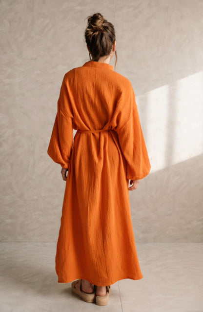 Rihan Dress - Orange