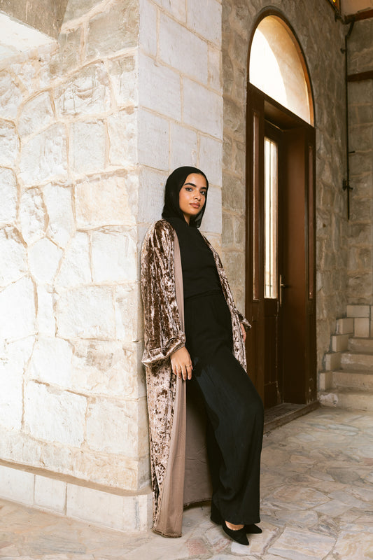 Moonfall Kimono - Soft Bronze