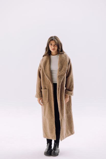 Signature Cozy Coat - Cafe