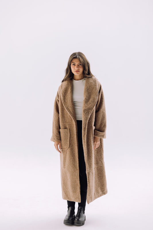 Signature Cozy Coat - Cafe