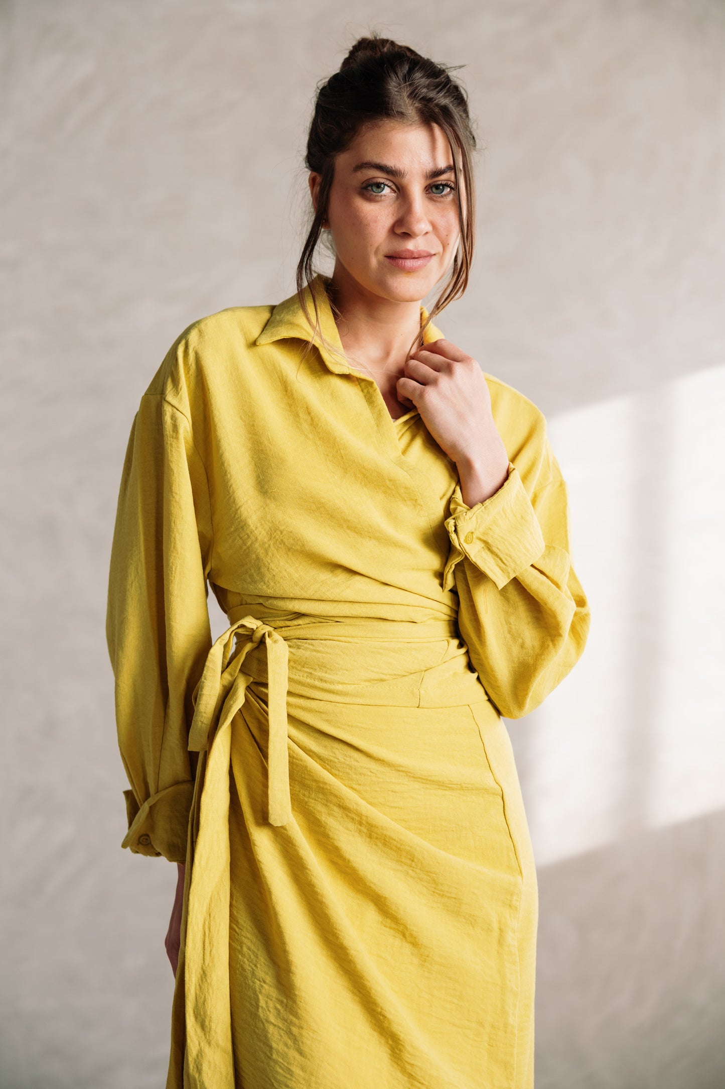 Linen Wrap Me Set - Lime