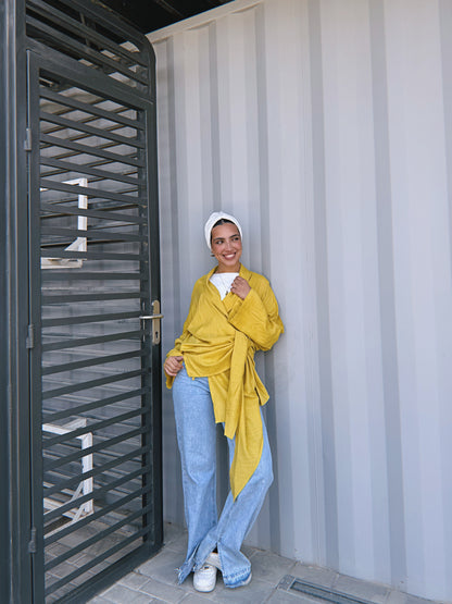 Softly Wrap Kimono - Honey