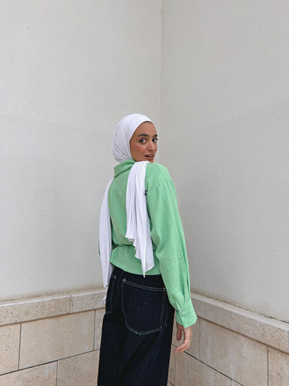 Wrap me shirt - Seafoam