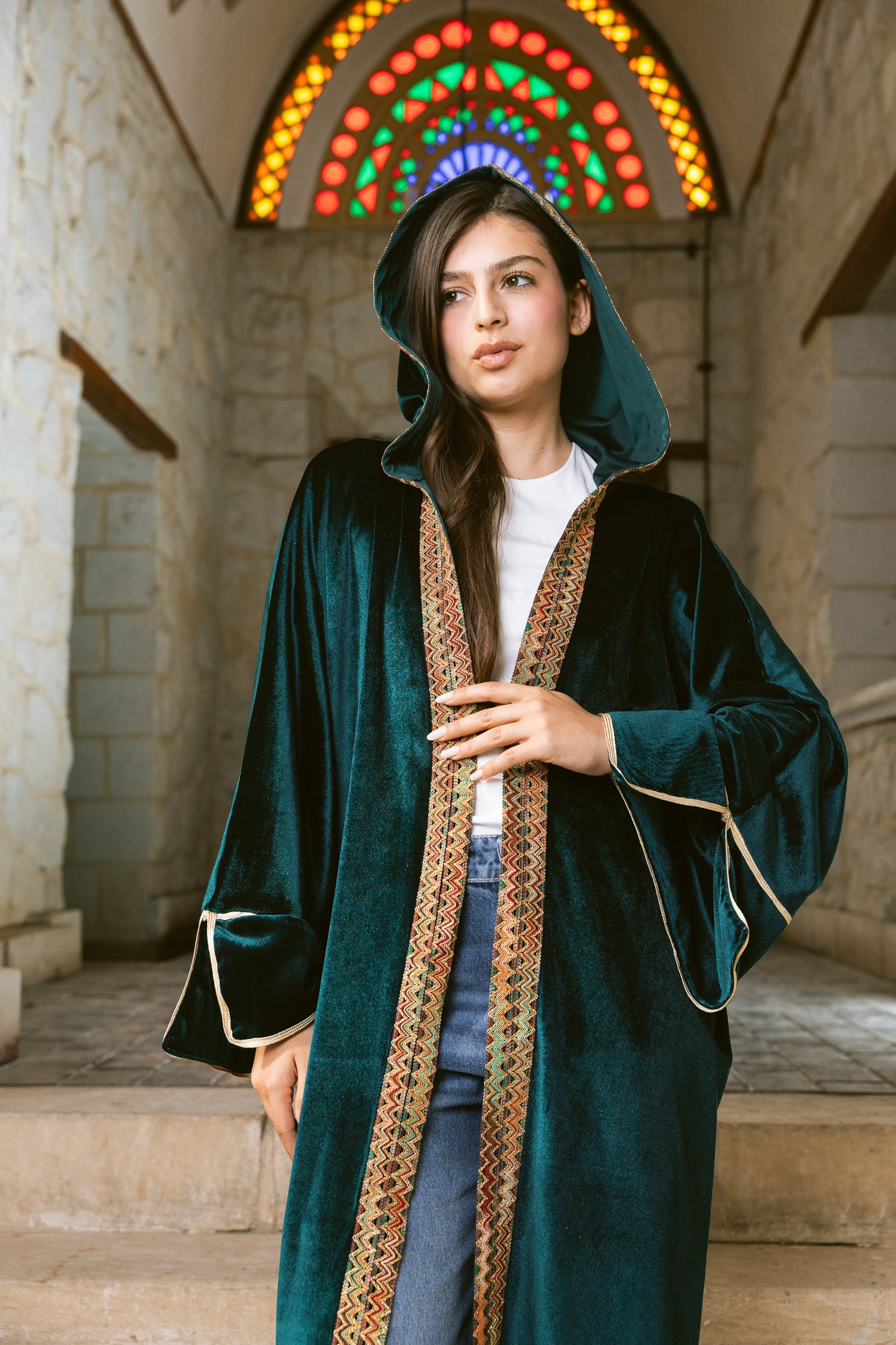 Zahra Kaftan - Emerald Green