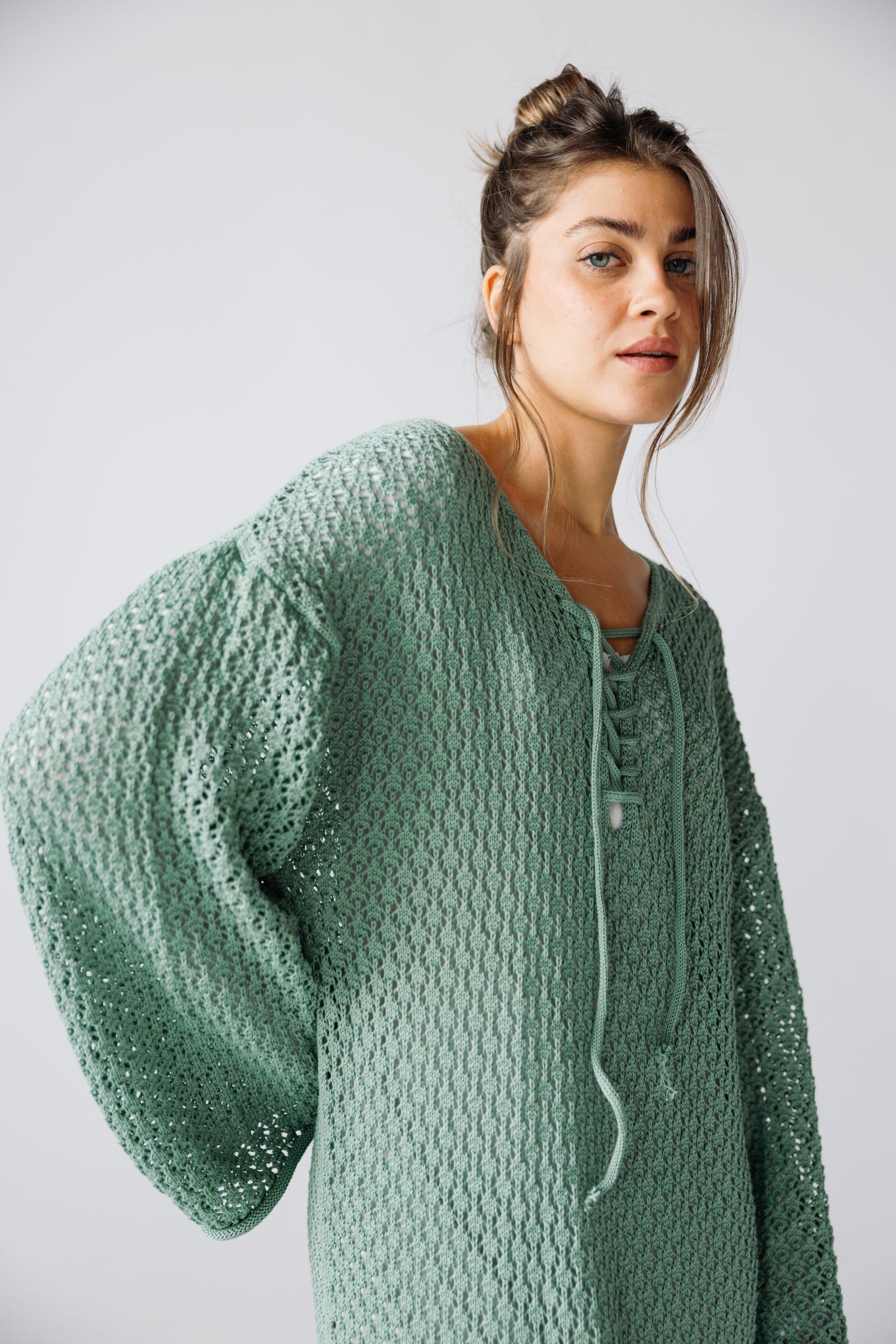 Earthy Knit Dress - Olive
