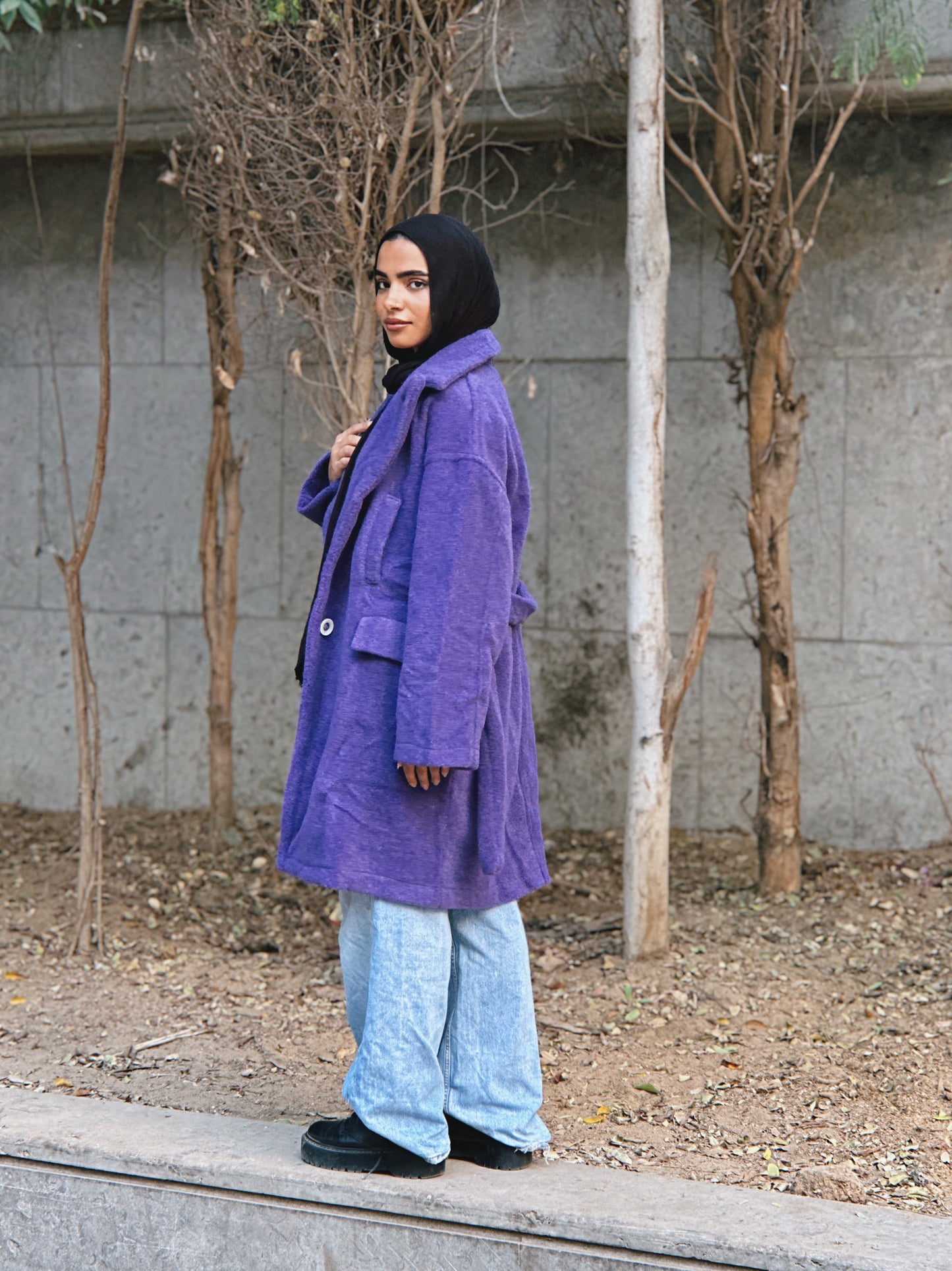 Timeless Coat - Royal Purple