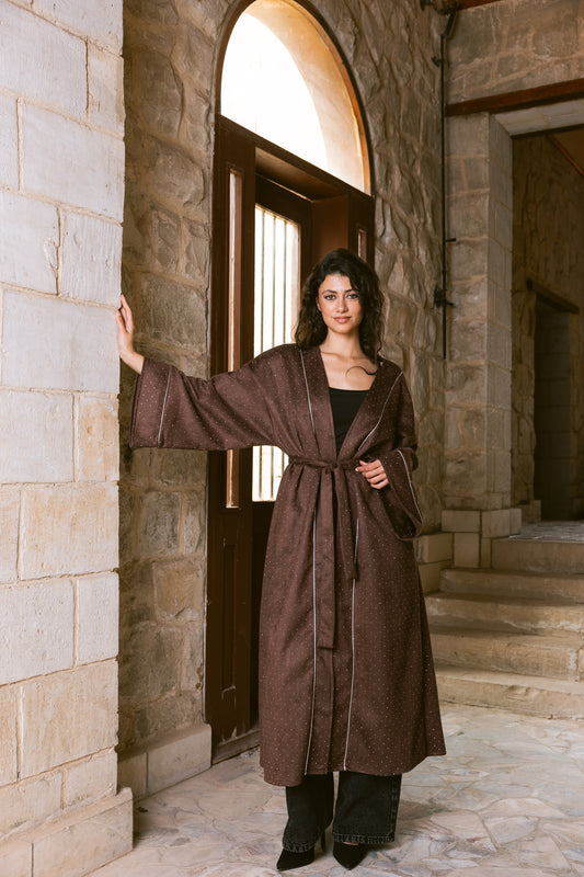 Sky Dust Kaftan - Chocolate