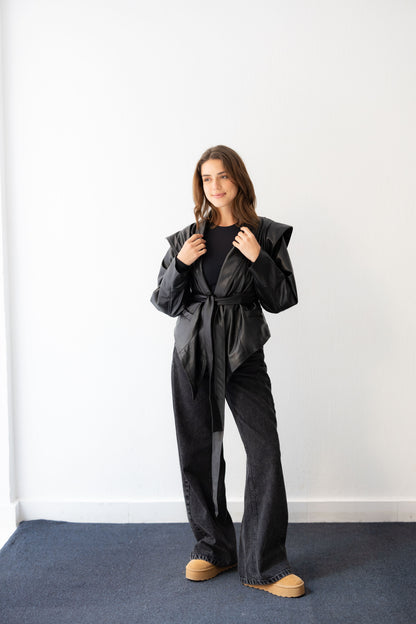 Bold As Love Leather Jacket - Black