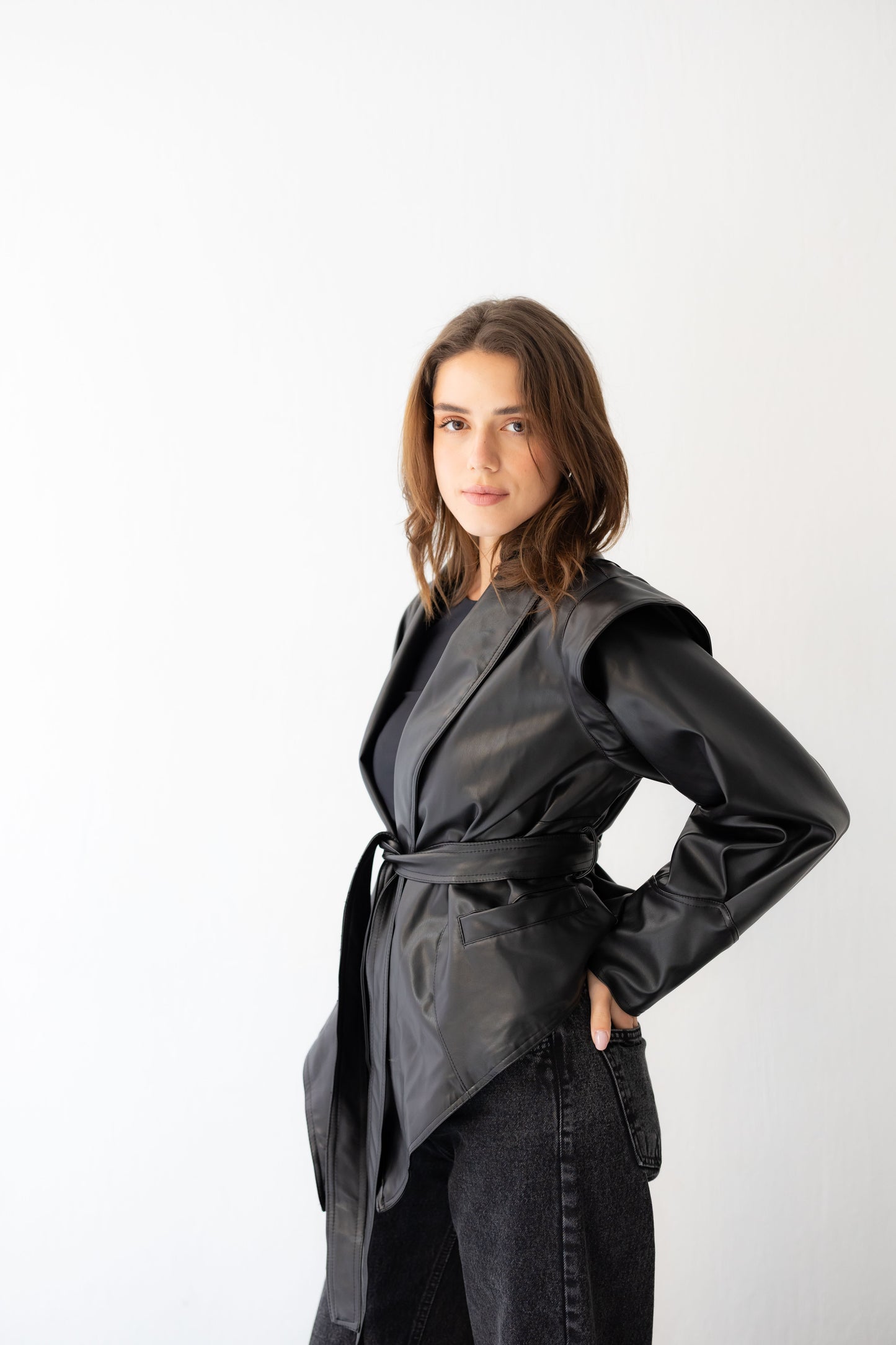 Bold As Love Leather Jacket - Black