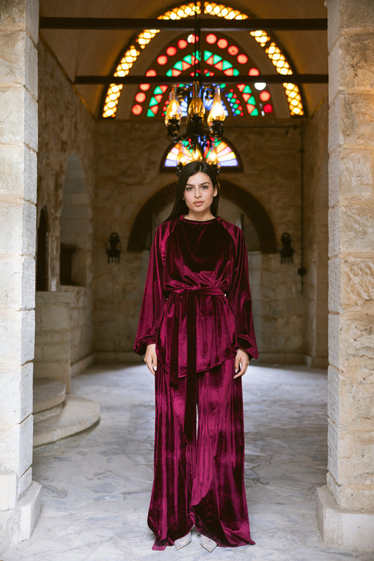 Peony Set - Burgundy