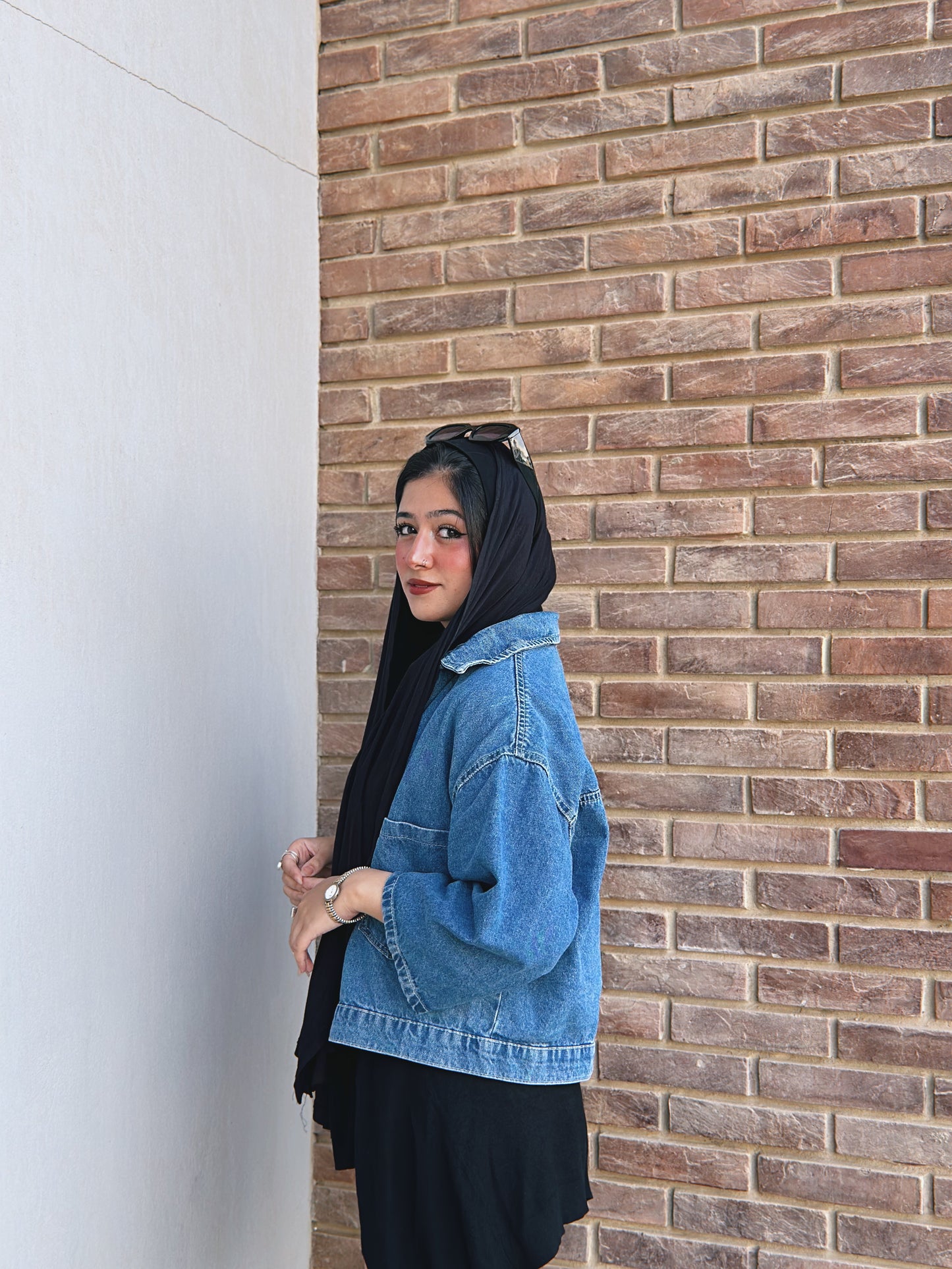 When In Doubt Denim Jacket - Dusty Blue