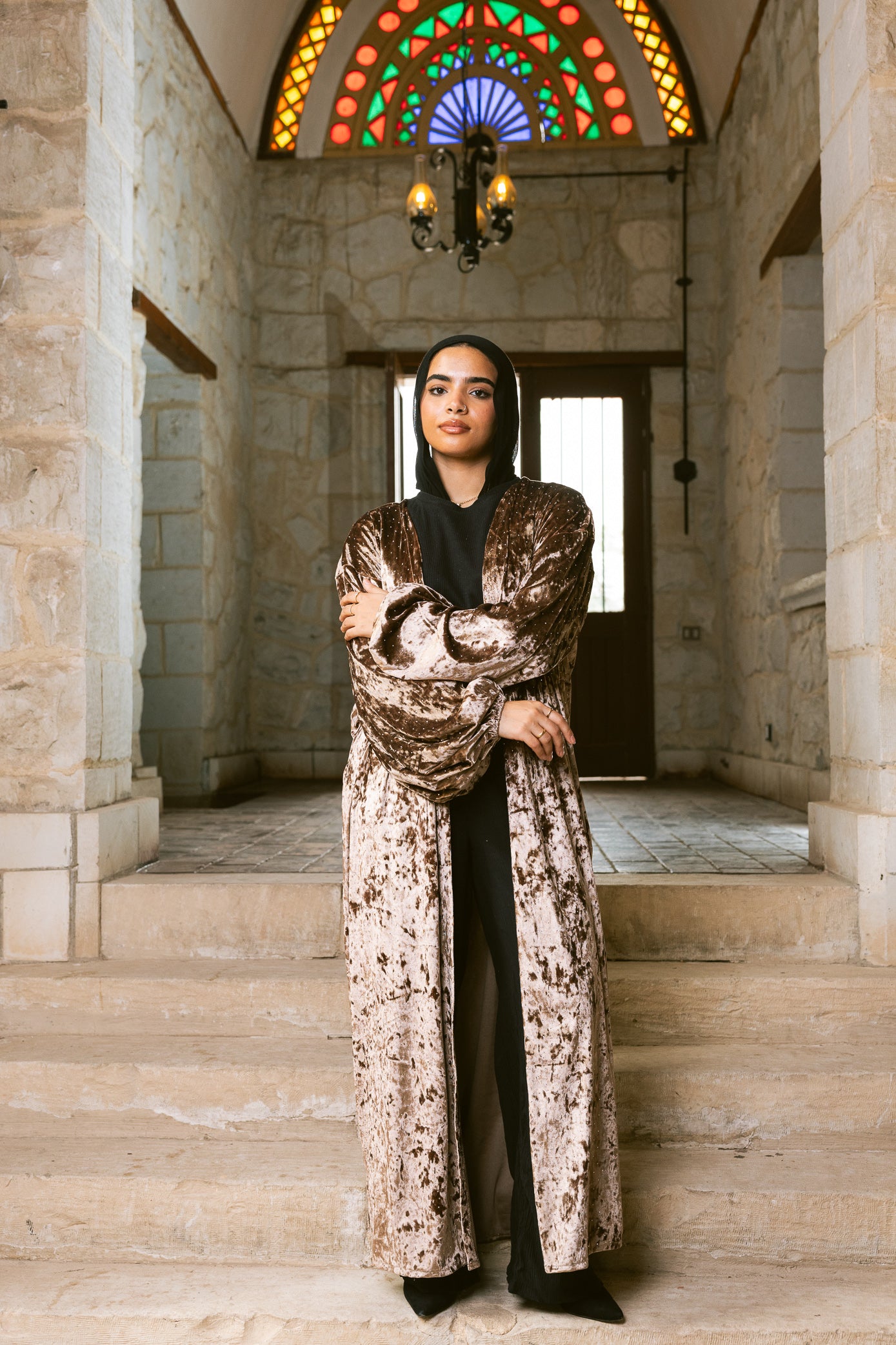 Moonfall Kimono - Soft Bronze