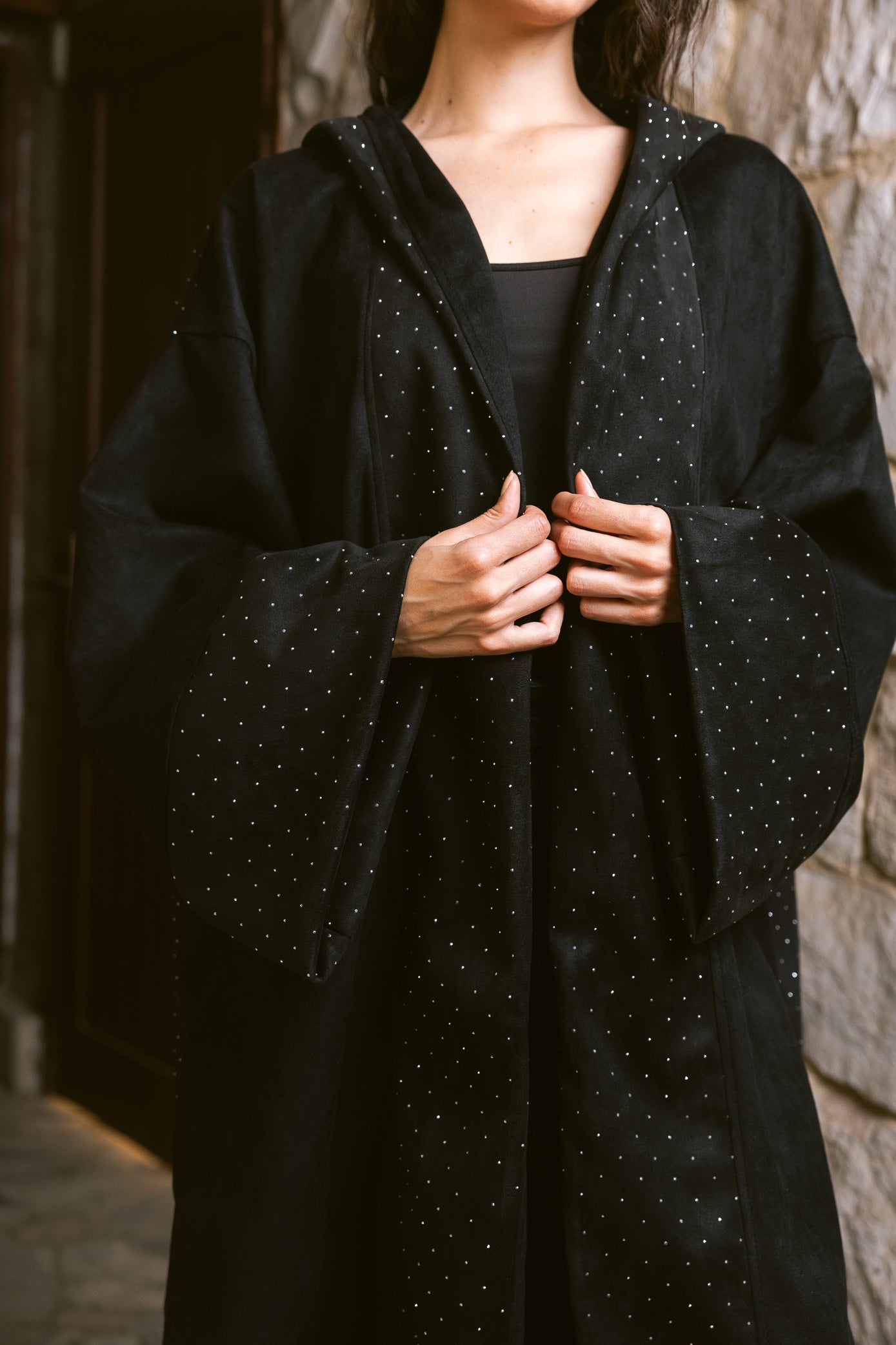 Sukoon Kaftan - Black