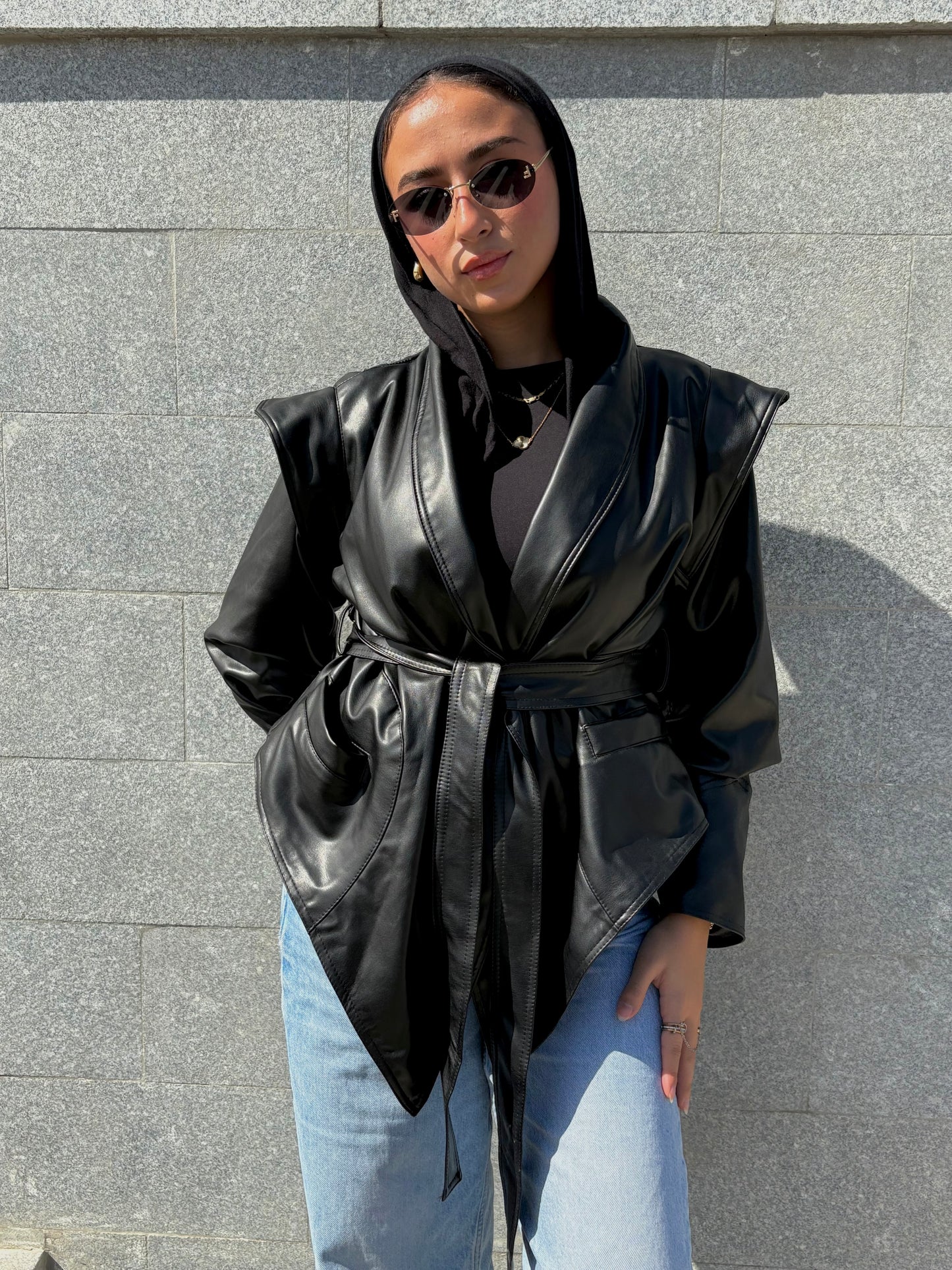 Bold As Love Leather Jacket - Black