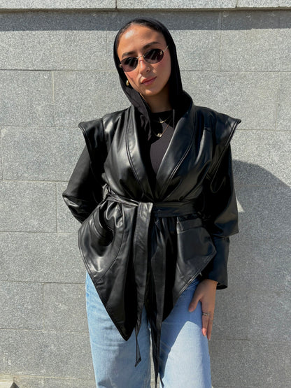 Bold As Love Leather Jacket - Black