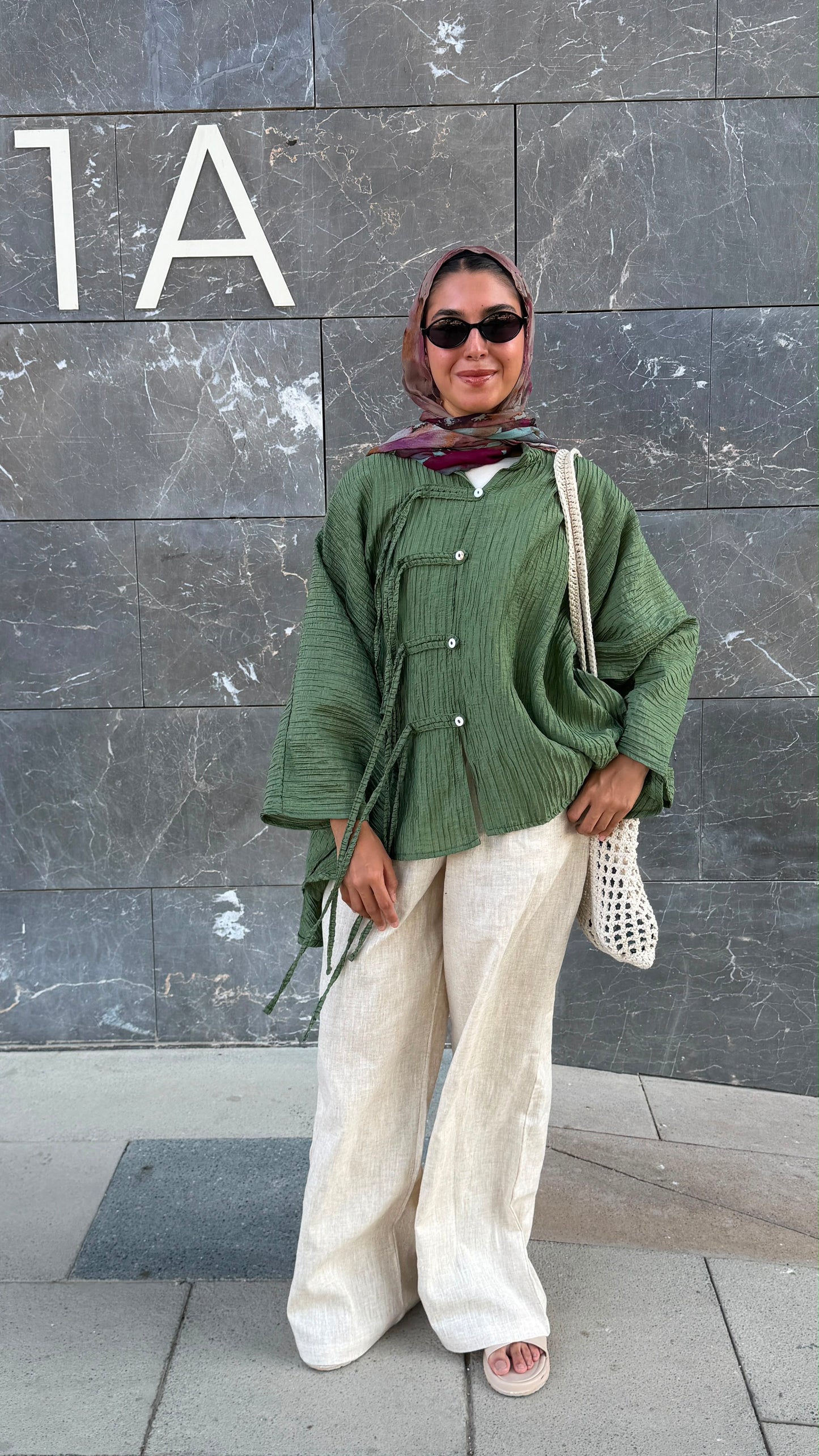 Rahaf Top - Olive