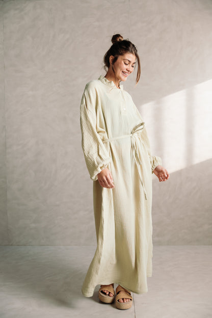 Rihan Dress - Basil