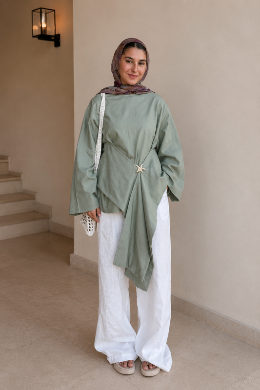 Thuraya Top - Olive