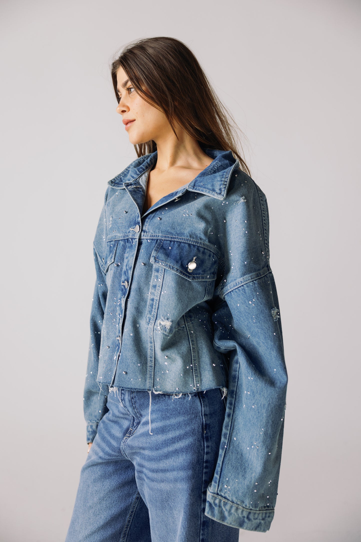 Starfall Denim Jacket - Vintage Blue
