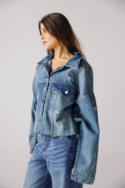Starfall Denim Jacket - Vintage Blue