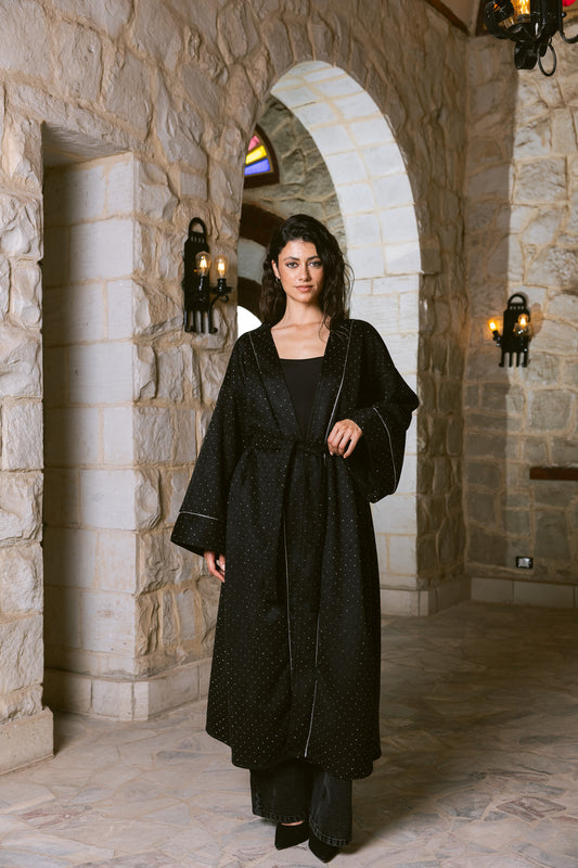 Sky Dust Kaftan - Black