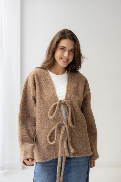 Dream Butterfly Top - Mocha