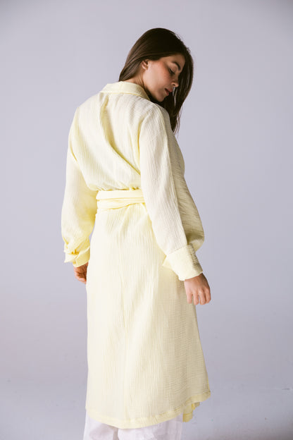 Off-Duty Shirt - Powder Yellow