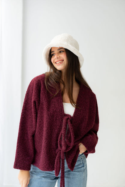 Dream Butterfly Top - Burgandy