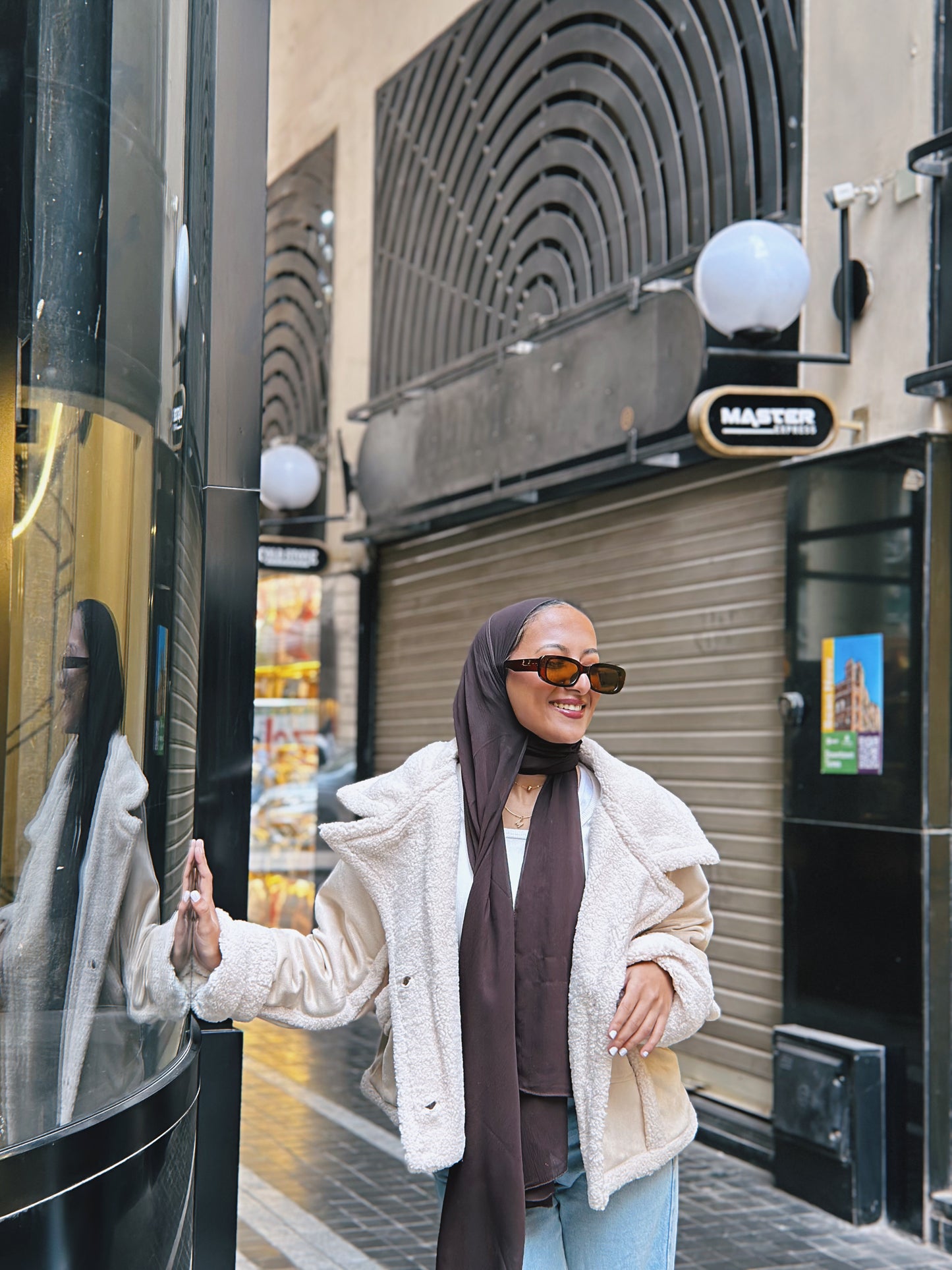 Double Sided Jacket - Lightbeigexcream