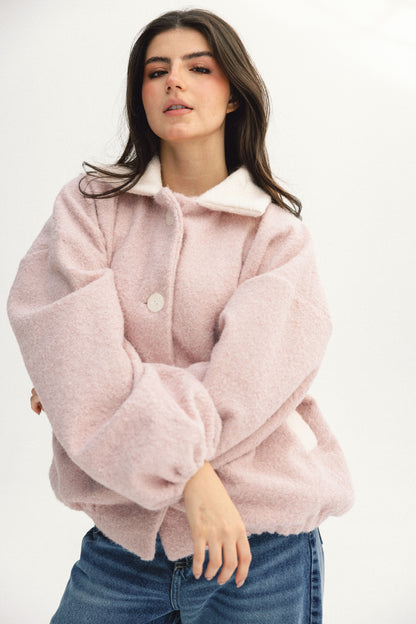 Nonchalant Jacket - Powder Pink