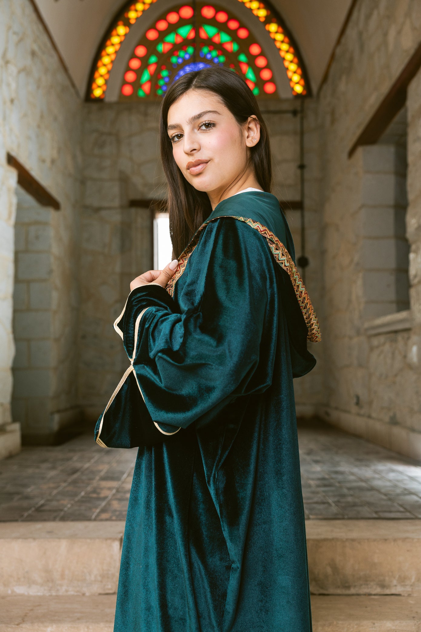 Zahra Kaftan - Emerald Green