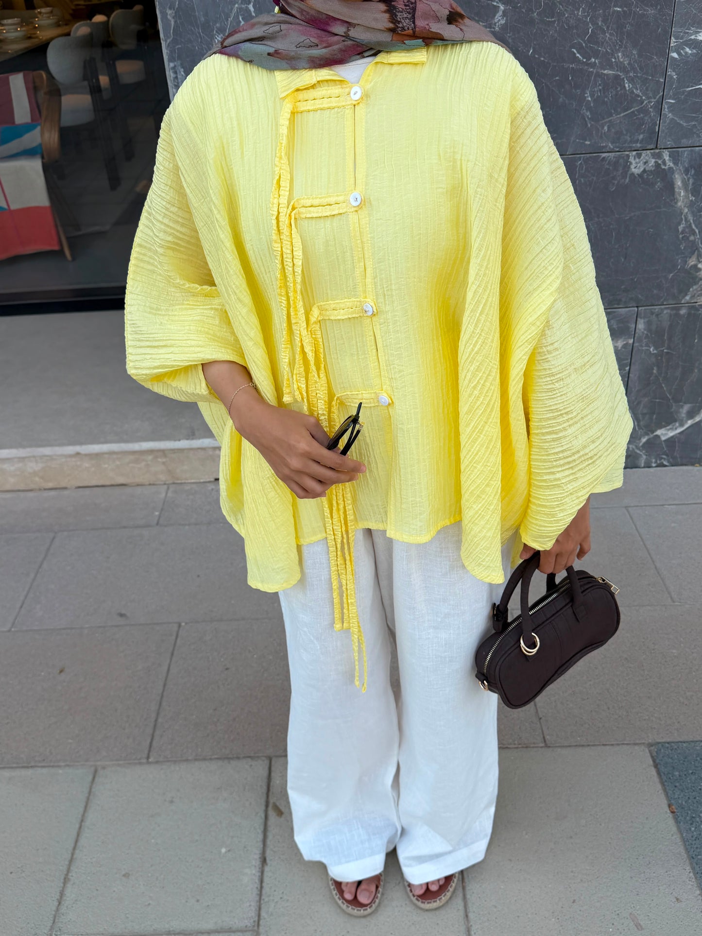 Rahaf Top - Butter Yellow