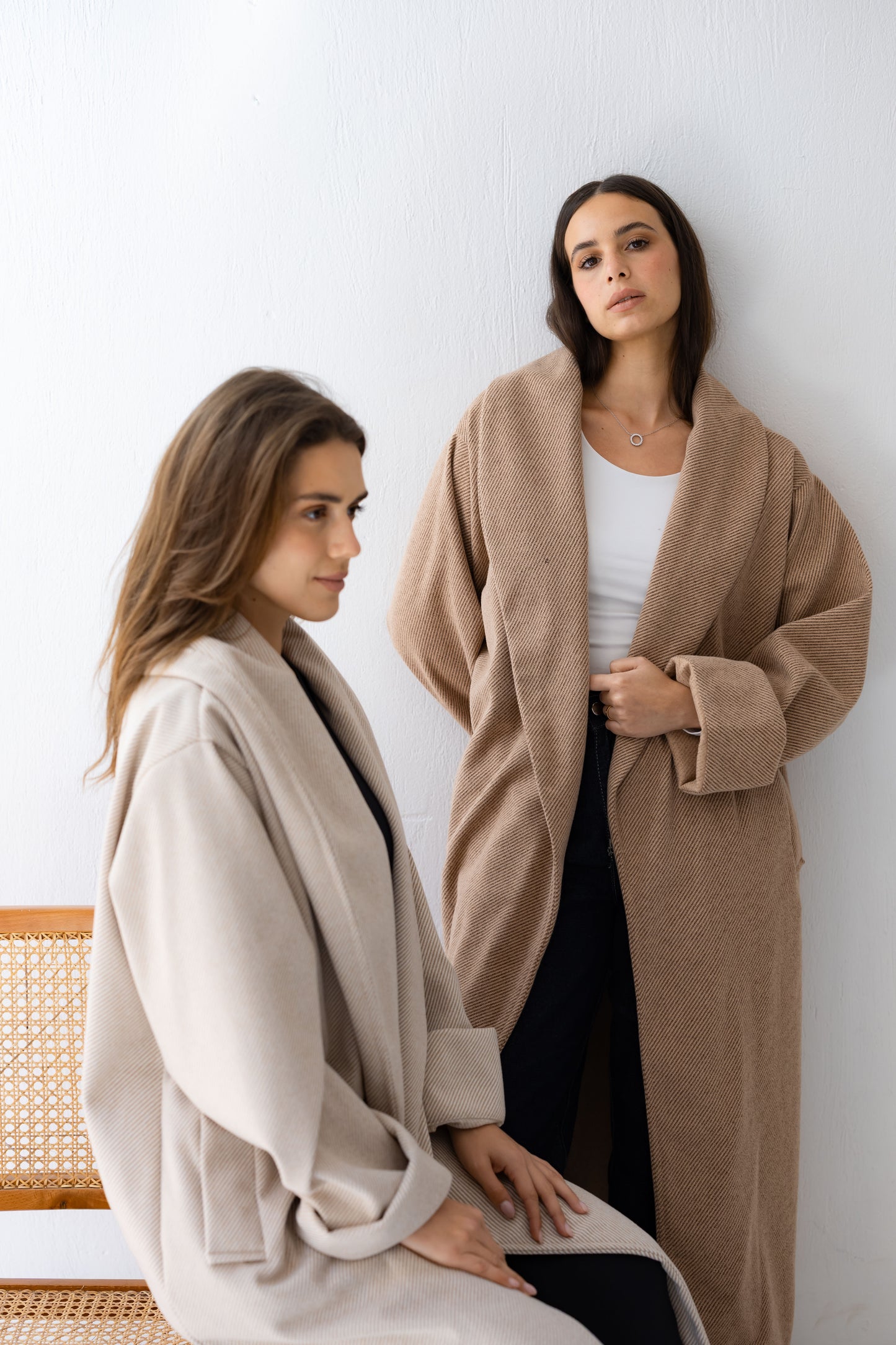 All Eyes Here Coat - Cream