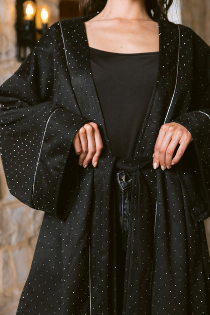 Sky Dust Kaftan - Black