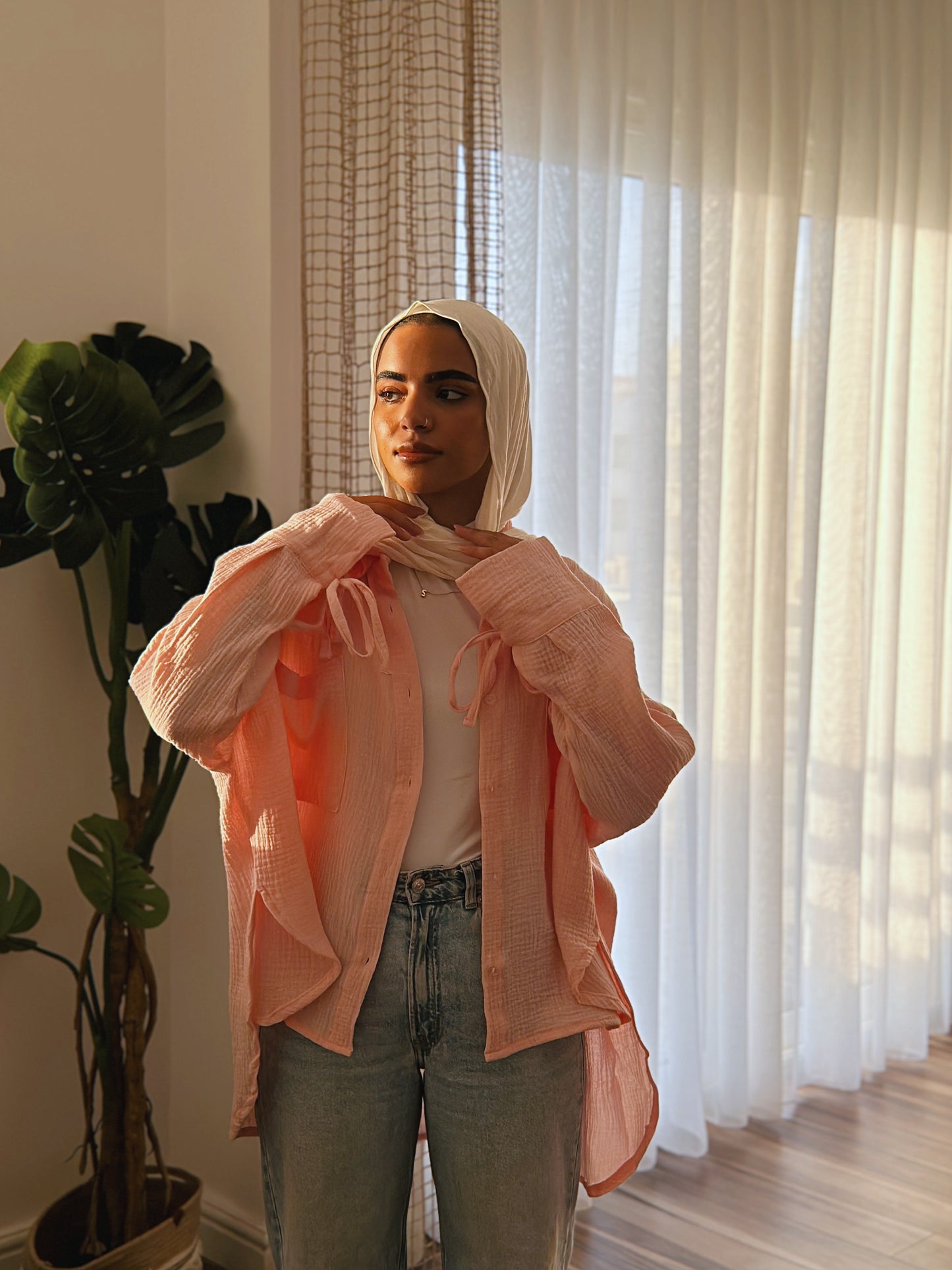 Blooming Shirt - Powder Pink