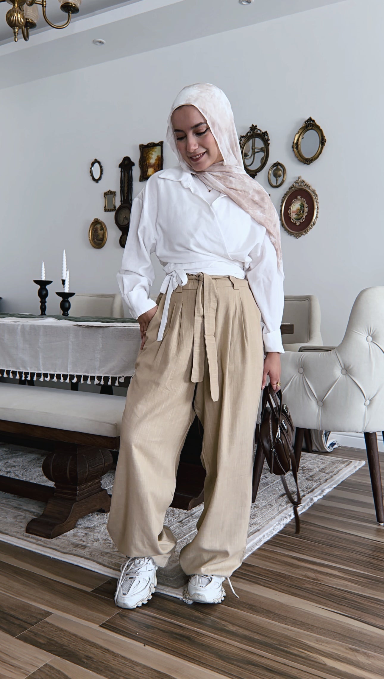 Old Money Linen Pants - Cafe