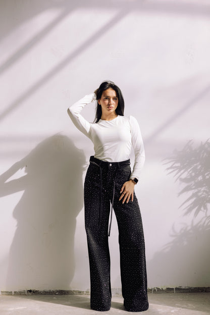 Midnight Spark Jeans - Noir Black