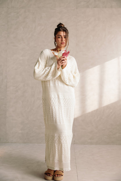 That Girl Knit Dress - White