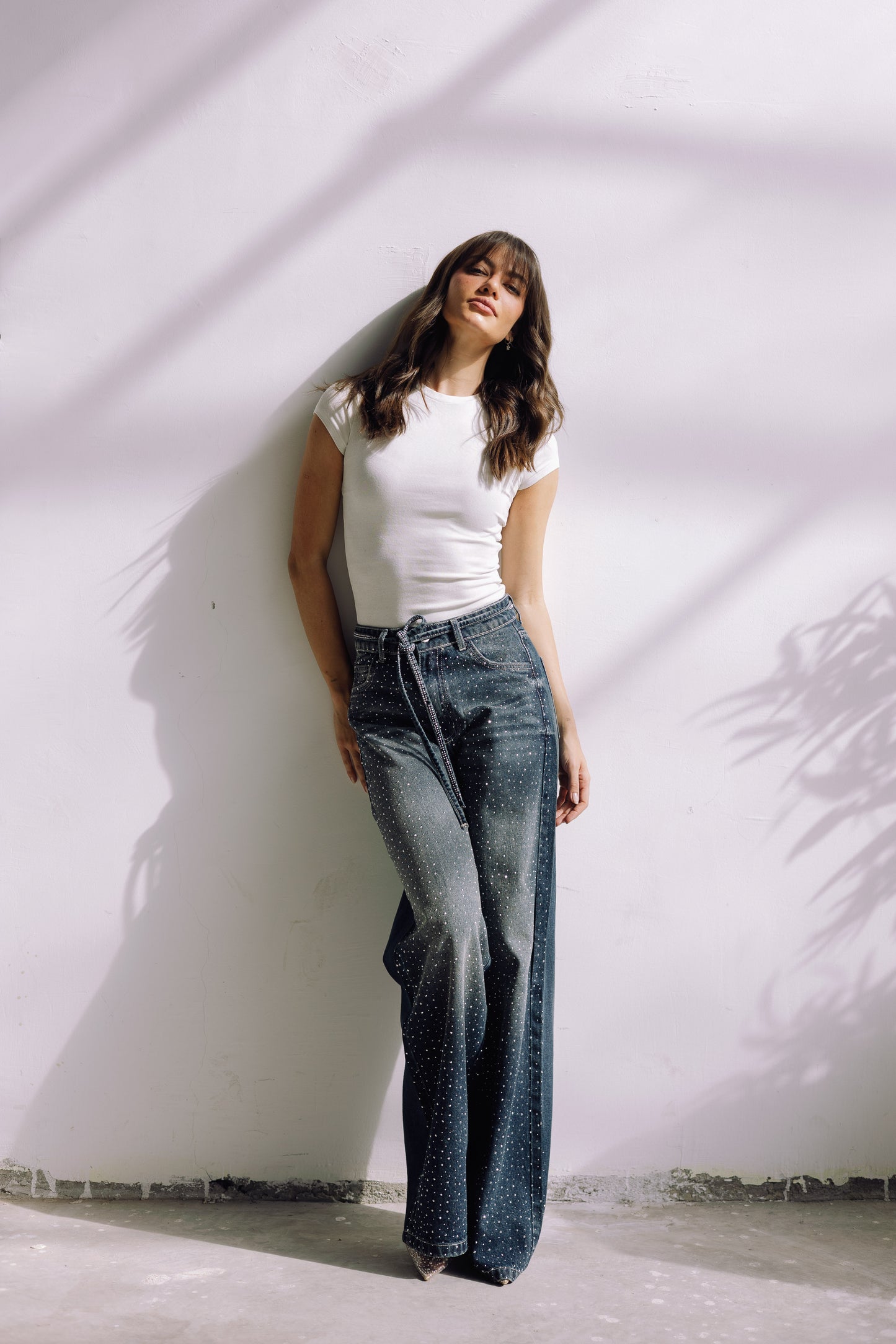 Midnight Spark Jeans - Smoky Blue