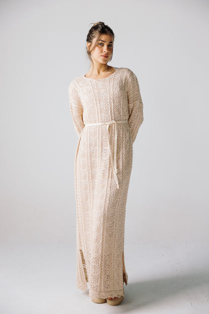 Sea Soul Knit Dress - Cream
