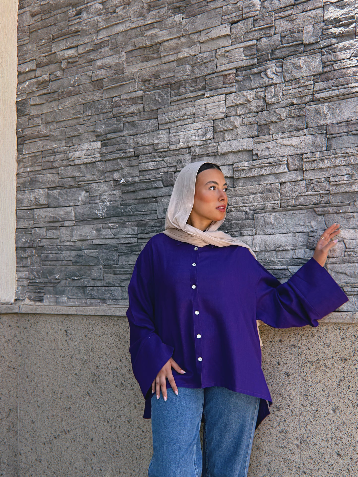 Ease Shirt - Violet