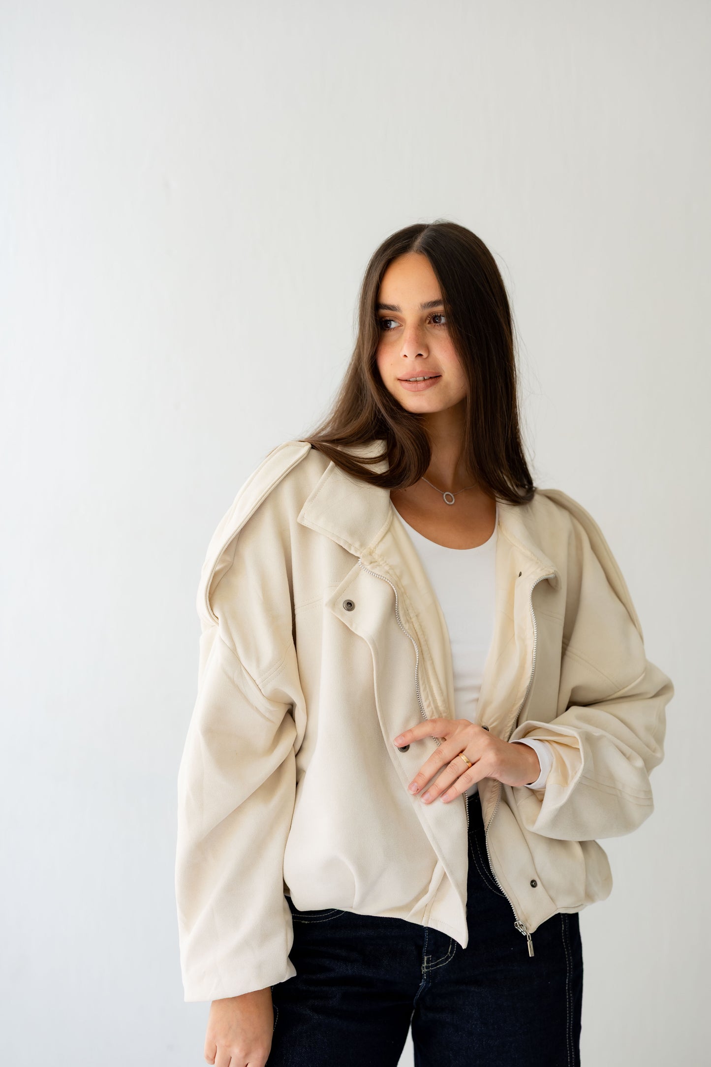 Velvet Storm Jacket - Cream (PRE-ORDER)