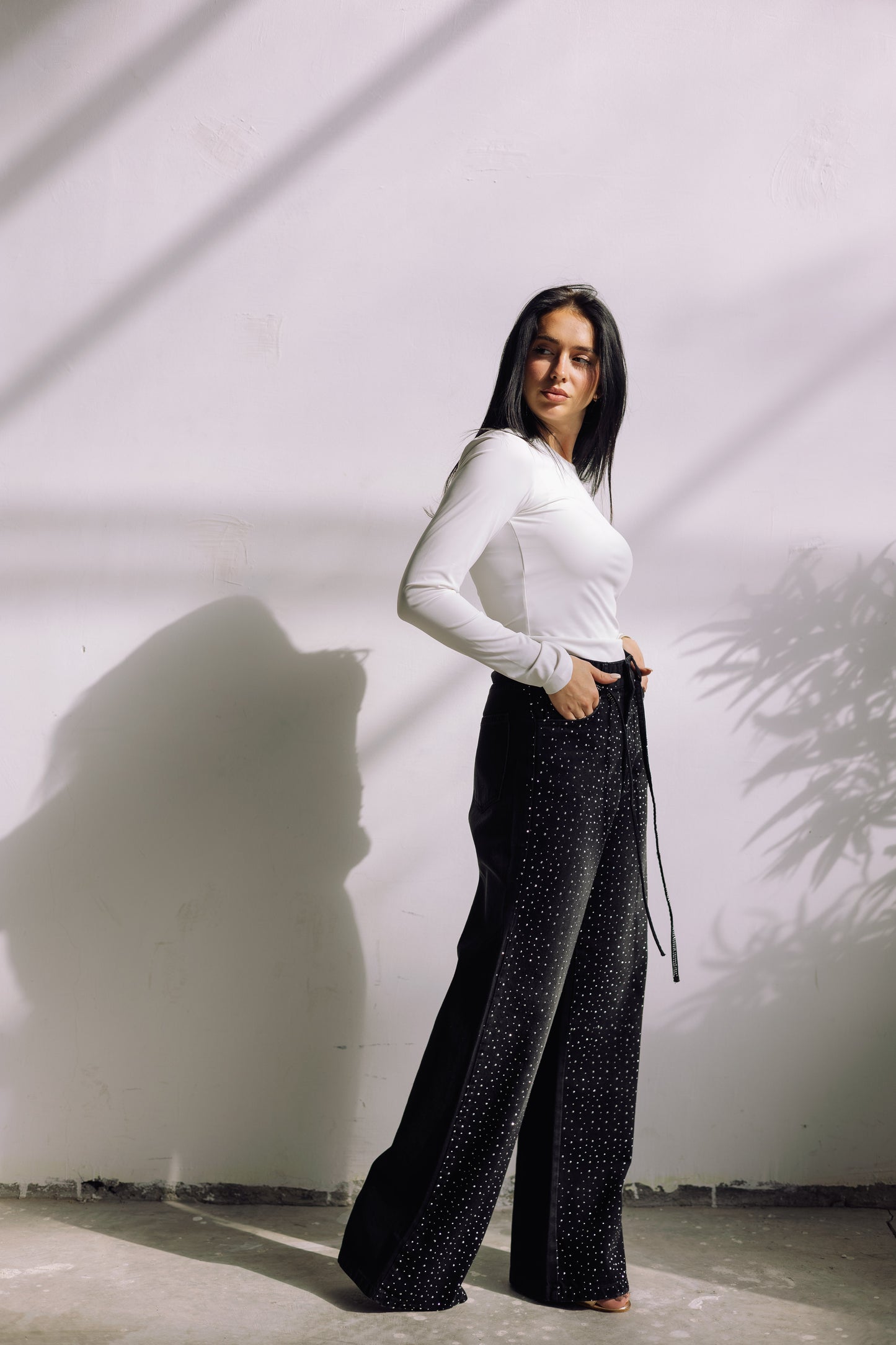 Midnight Spark Jeans - Noir Black