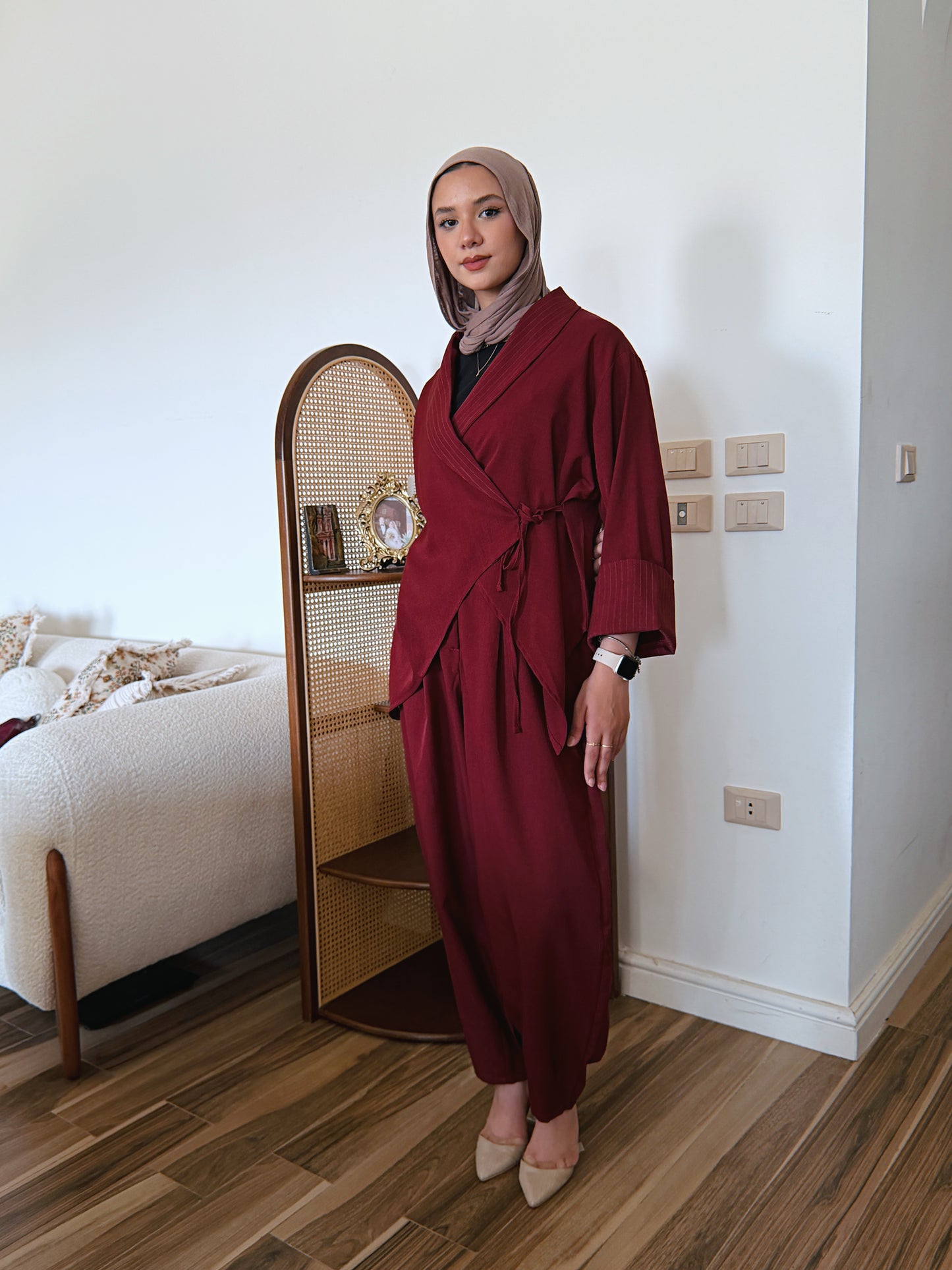 Rema Set - Burgundy