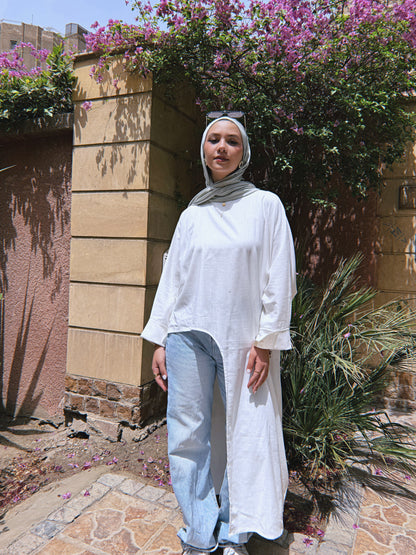 Asilah Top - White