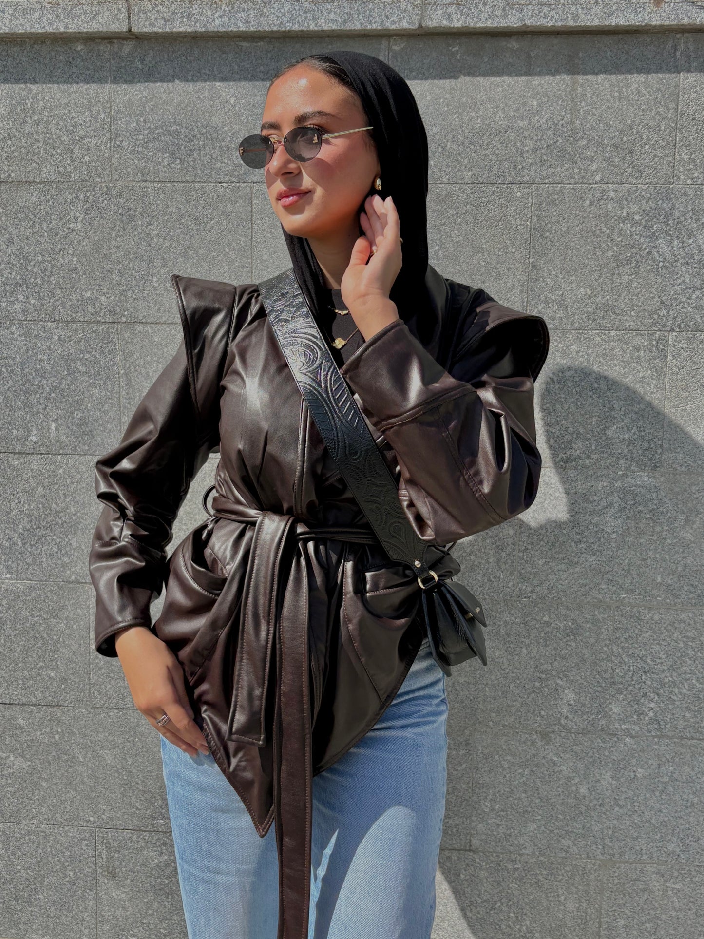 Bold As Love Leather Jacket - Brown