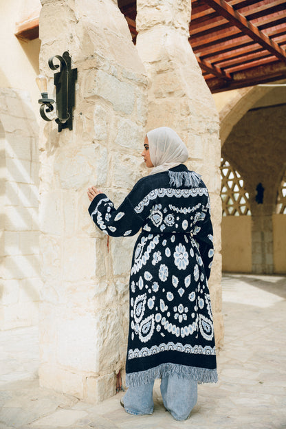 Rihla Cardigan - Navy