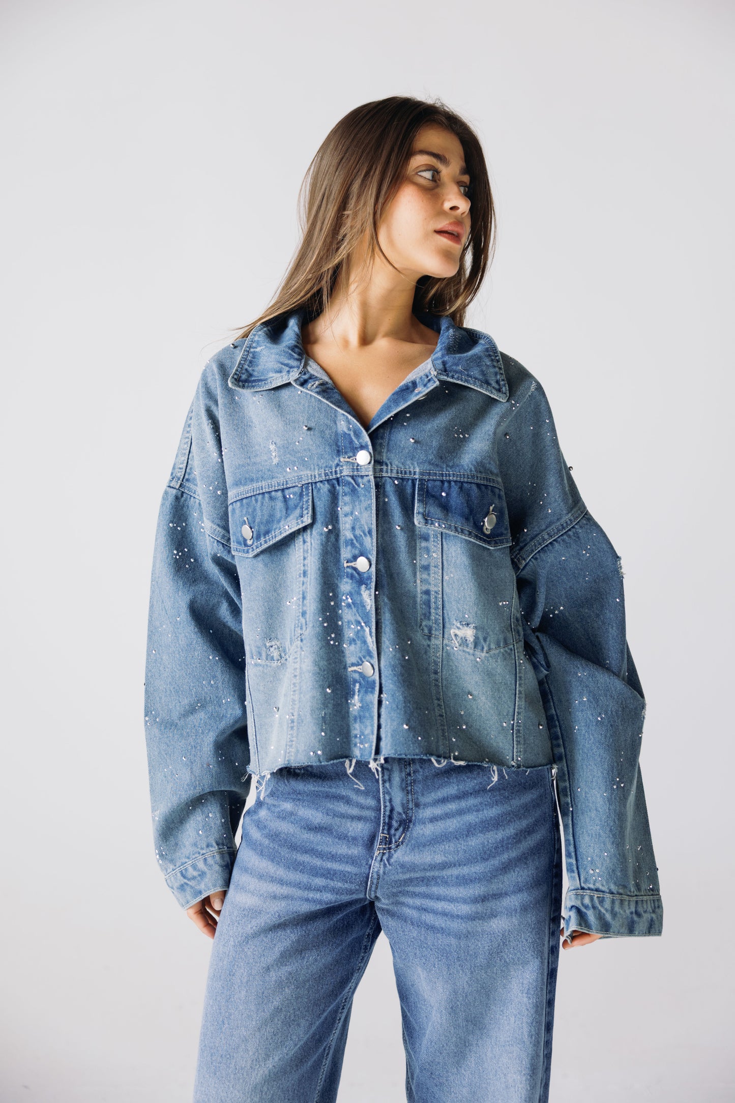 Starfall Denim Jacket - Vintage Blue
