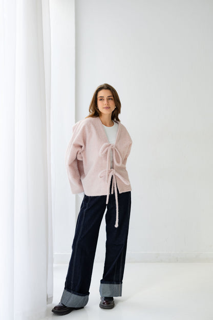 Double Cuff Denim Pants - Indigo