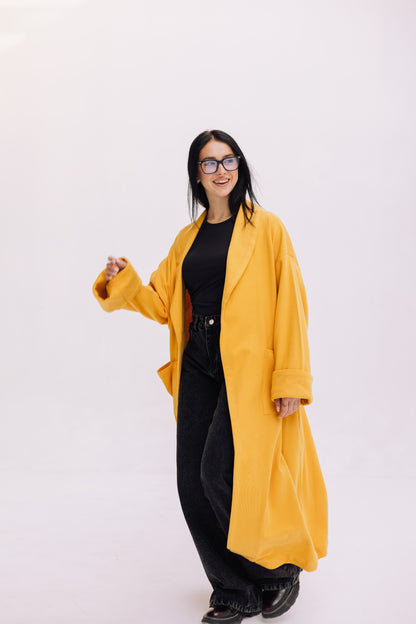 Cardigan Coat - Honey